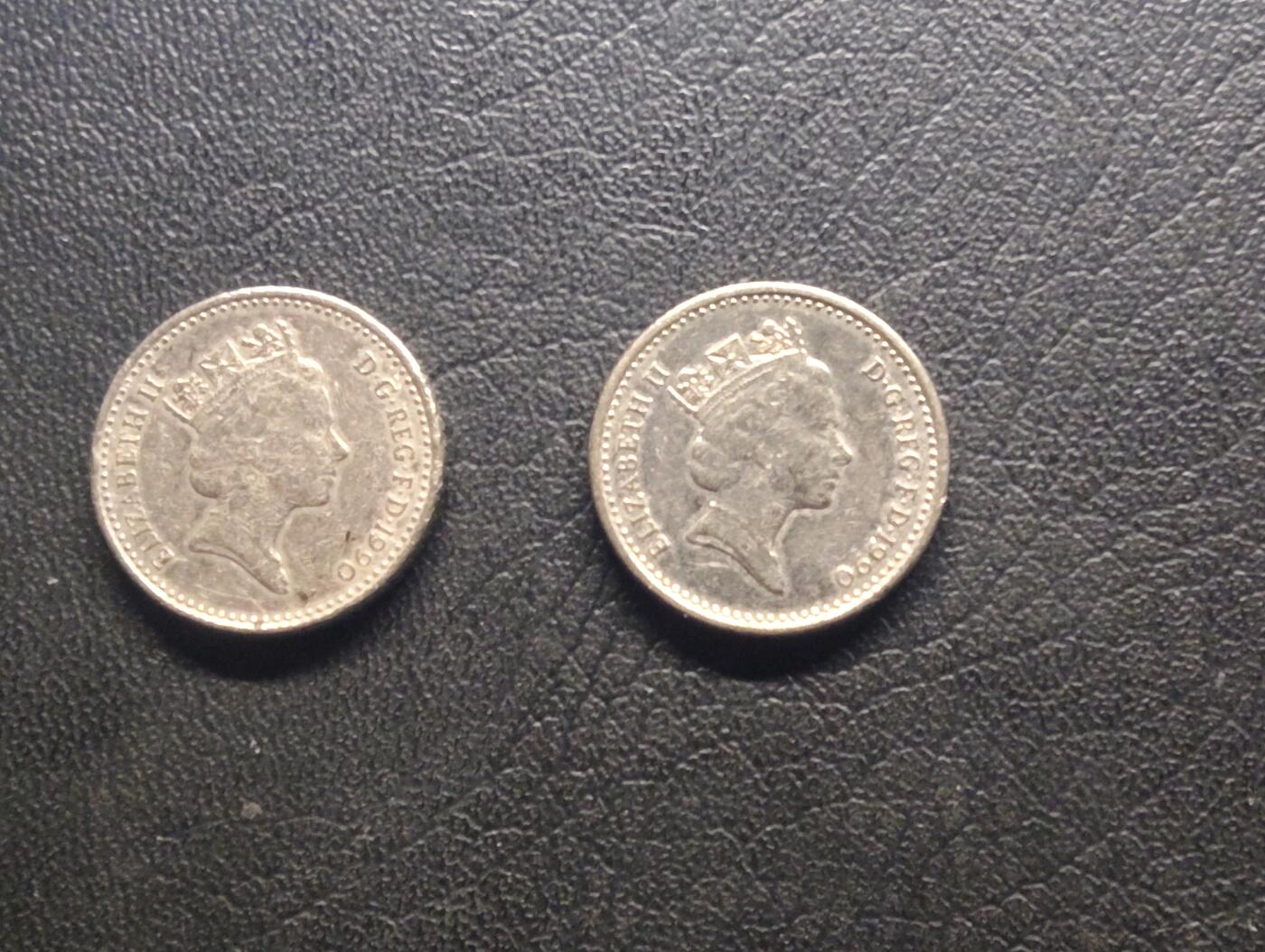 荟藏特别场次第七期——“社长的钢镚堆” 英国花版5便士批量两个