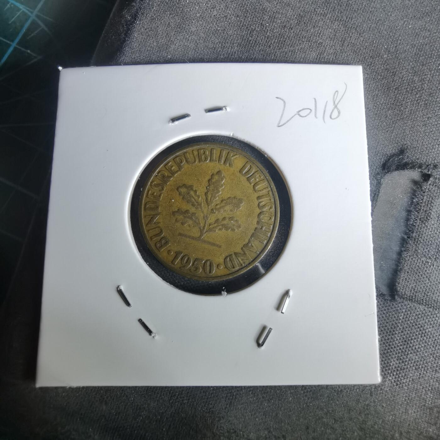 沼泽如烟--第1020场 德国1950年10芬尼