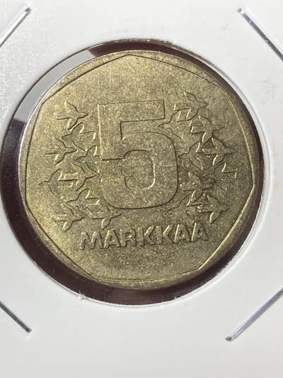 2026年第三十五场(总第二百零四场）外国精品纸夹币场(免佣金) - 芬兰🇫🇮1973年5马克(第三套第一版，早期S标)