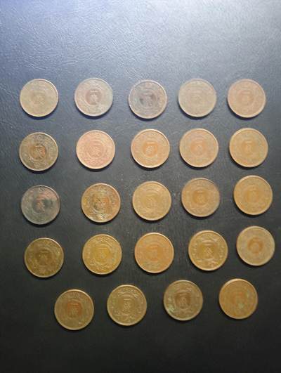 荟藏特别场次第七期——“社长的钢镚堆” - 日本桐叶一钱批量24个