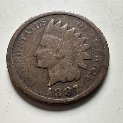 🌹外币初藏🌹🐯2026年第28场   每周二四六晚8️⃣点 接代拍 - 美国1887年一分