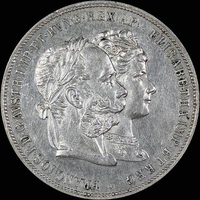 【雨安】【直播拍卖】【第0127期-裸币套币】2026-03-13 周五 19:30 (金价1145, 银价22.39) - [裸币各国] Austria 奥地利 2弗洛林 1879年 茜茜公主婚礼