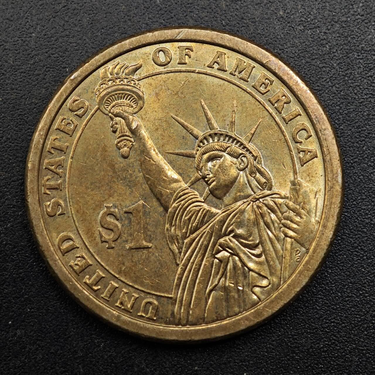 【淘币小摊】实时拍第八百八十拍   散币场    每周一统一发货 美国第一任总统纪念币