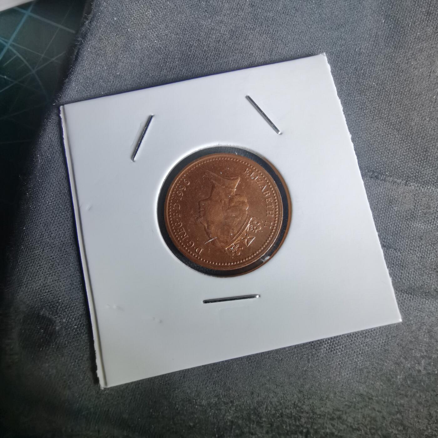 沼泽如烟--第1020场 英国1996年1便士