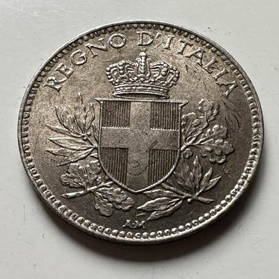 🌹外币初藏🌹🐯2026年第28场   每周二四六晚8️⃣点 接代拍 - 意大利王国1918年20分镍币 好品表面有罩漆