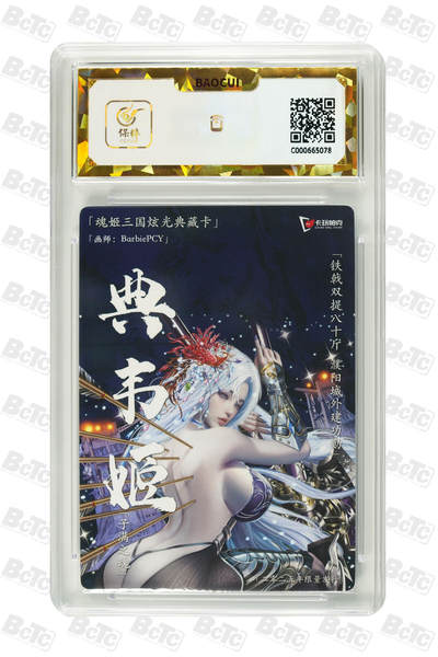 阳大大卡牌拍卖第104期（持续收拍品，周五晚上九点截拍，进群福利早知道） 【保粹爆金10星】2025 卡玩帕克 魂姬三国炫光典藏卡 魏・典韦姬 折光粗闪