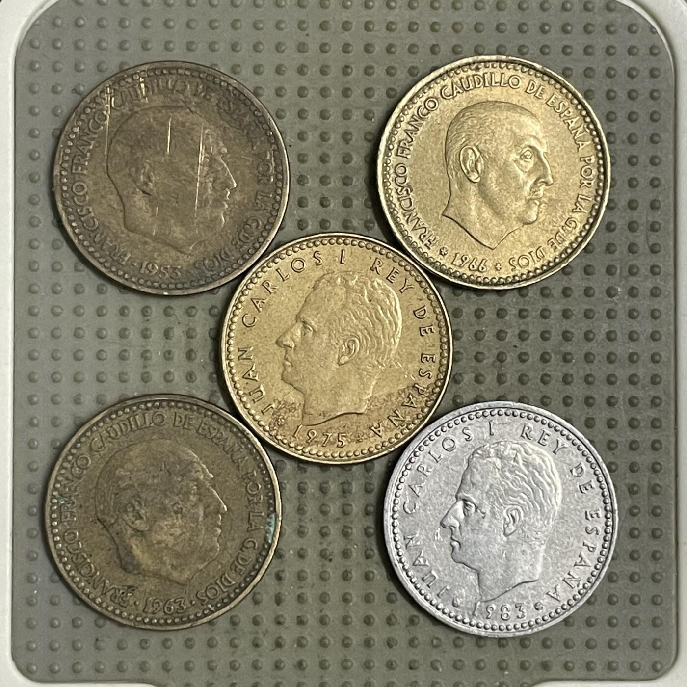 2026年第35场各国散币拍卖（总第185场） 西班牙1比赛塔5枚不同