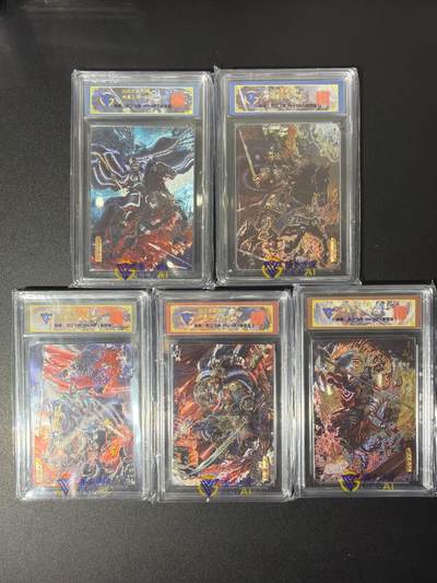 NO.27 好又多金牌大场，每周一站式配齐，方便凑单！（周6晚9点截拍，卖家送拍0抽成！） - 【亲签套】百里 神魔三国 苍之飞鸿亲签 五子良将 折光粗闪一套五张