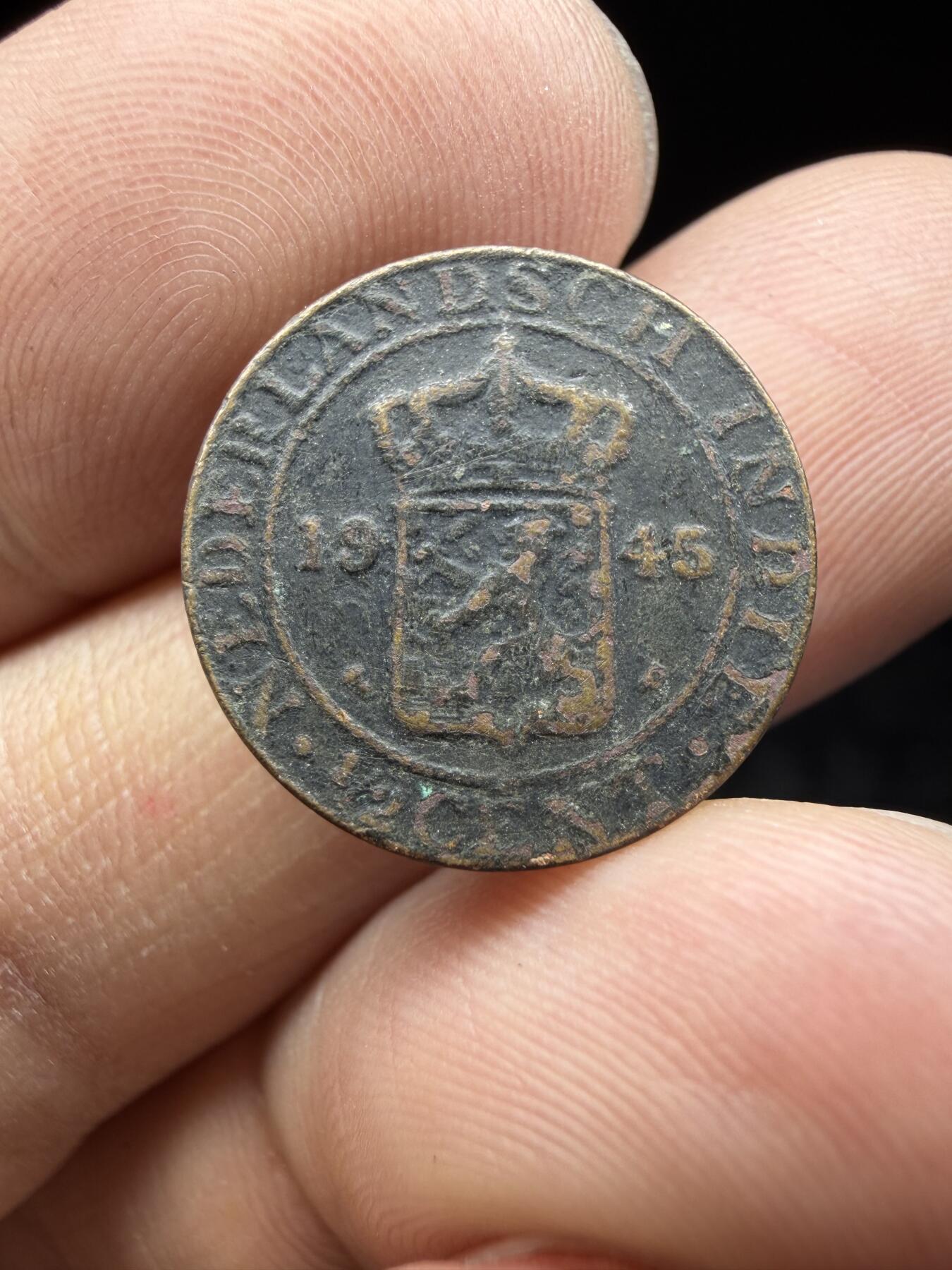 2026年集古藏今外币拍卖第三期-第3场—（总第313拍），可以寄存60天，满160元包邮。 1945年荷属东印度0.5分