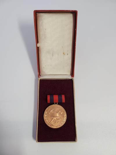 南水社第3次拍卖 春季专场 - 民主德国消防忠诚奖章