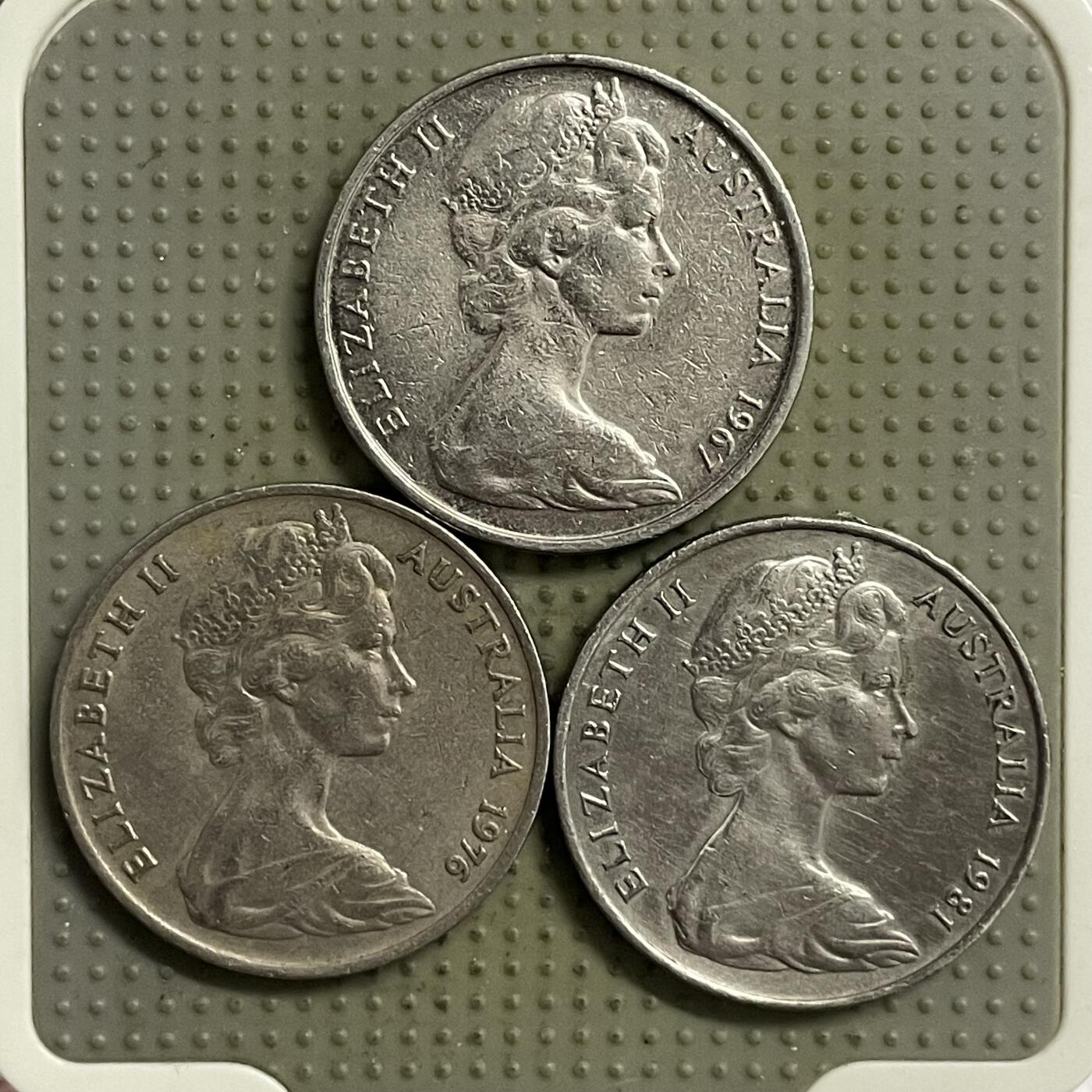 2026年第34场各国散币拍卖（总第184场） 澳大利亚20分3枚