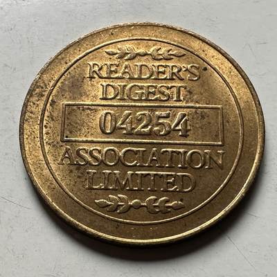 🌹外币初藏🌹🐯2026年第28场   每周二四六晚8️⃣点 接代拍 - 英国读者文摘协会会员编号04254纪念章