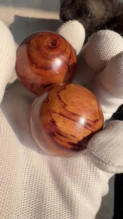 零元拍：海南黄花梨手球：35MM