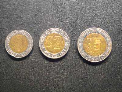 荟藏特别场次第七期——“社长的钢镚堆” - 墨西哥比索套币三个 1+2+5比索