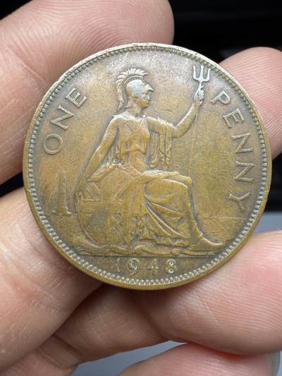 2026年集古藏今外币拍卖第三期-第3场—（总第313拍），可以寄存60天，满160元包邮。 - 1948年英国1便士