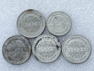 第一海外回流一元起拍收藏 散集专场  第303期 - 叙利亚硬币 5枚