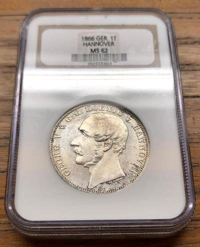 凡希社世界钱币微拍第三百二十一期 - 1866德国汉诺威狮马泰勒NGC-MS62
