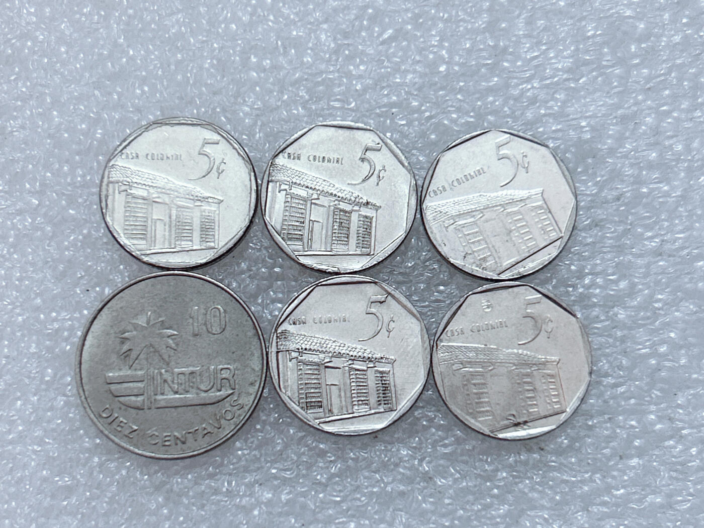 第一海外回流一元起拍收藏 散集专场  第303期 古巴硬币🇨🇺6枚