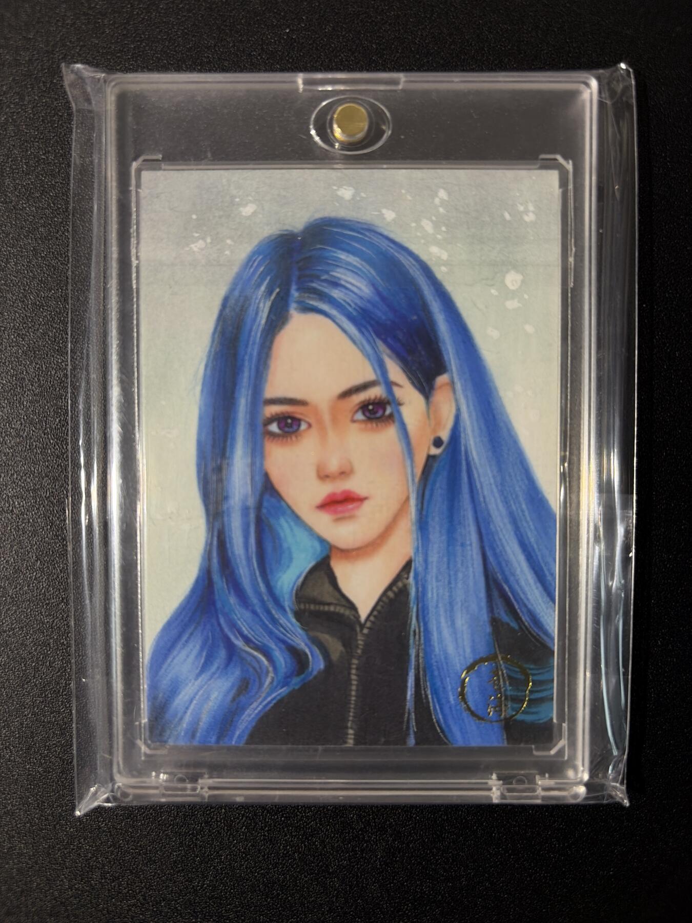 NO.27 好又多金牌大场，每周一站式配齐，方便凑单！（周6晚9点截拍，卖家送拍0抽成！） 【1/1手绘卡】苍海绘 画师小兔软糖 蓝发美女