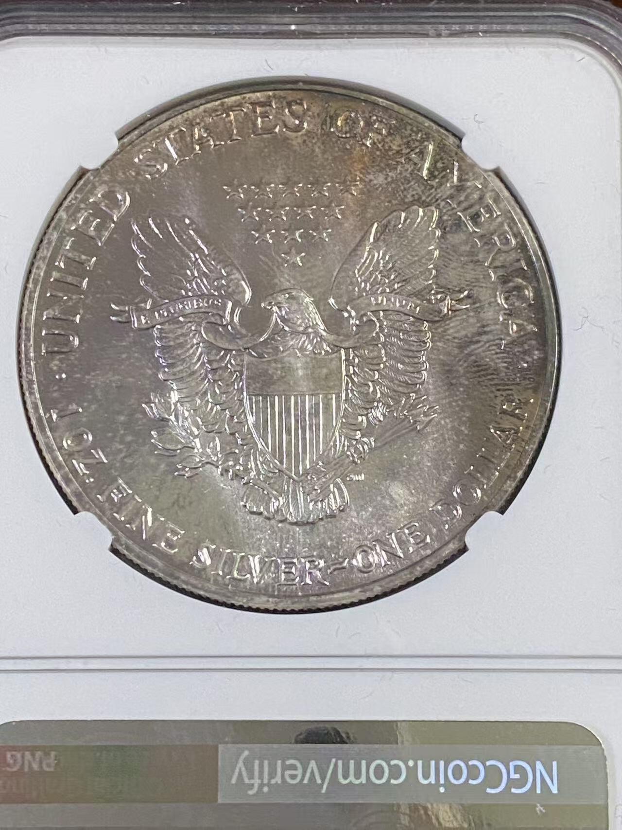 日日生财—银币珍藏专场 美国自由女神神鹰1美元银币