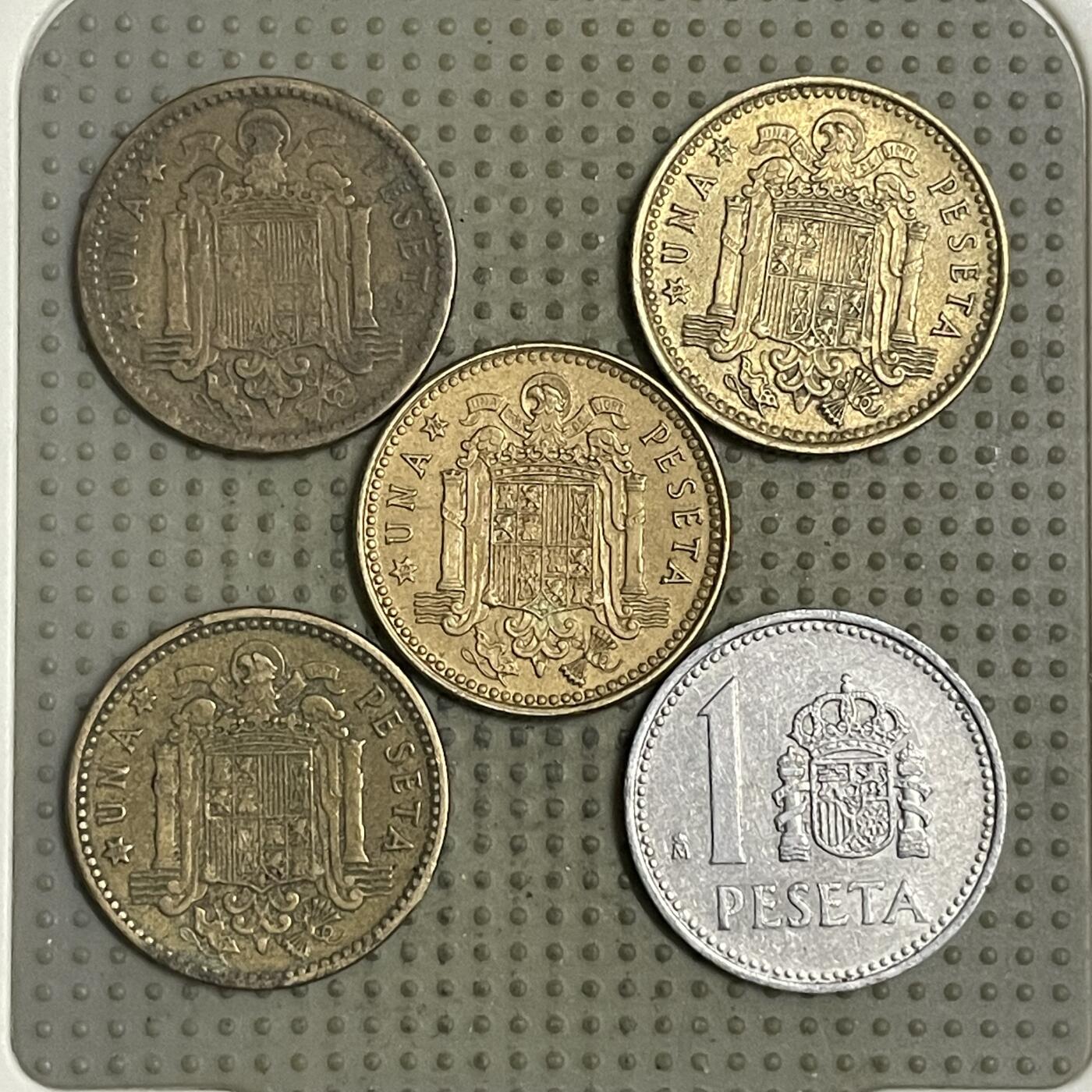 2026年第35场各国散币拍卖（总第185场） 西班牙1比赛塔5枚不同