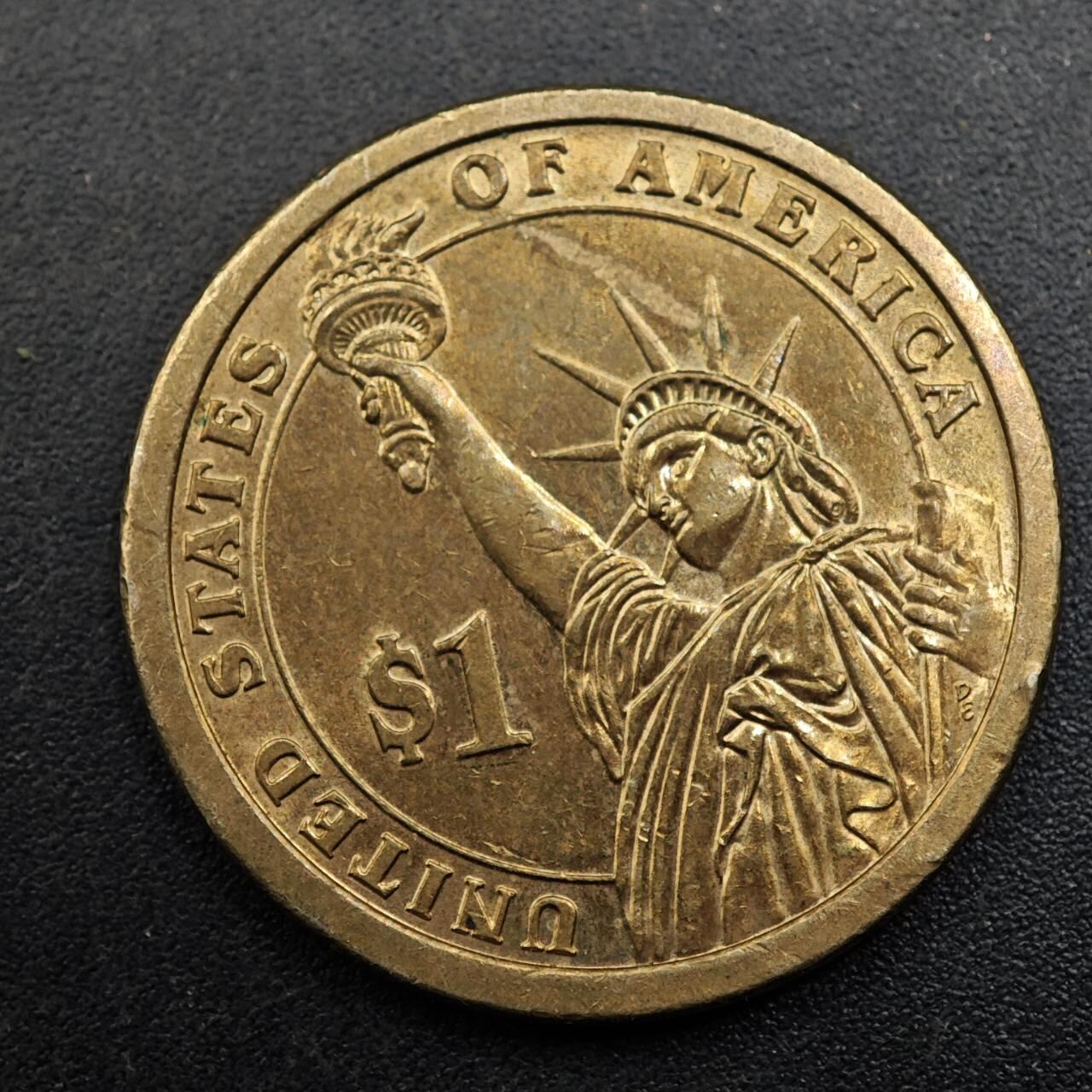 【淘币小摊】实时拍第八百八十拍   散币场    每周一统一发货 美国第十三任总统纪念币