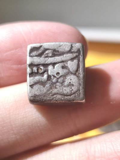 星盘世界钱币拍卖 - 中世纪 - 丝绸之路 - 古典币专场 - 莫卧儿帝国阿克巴大帝1卢比方形银币