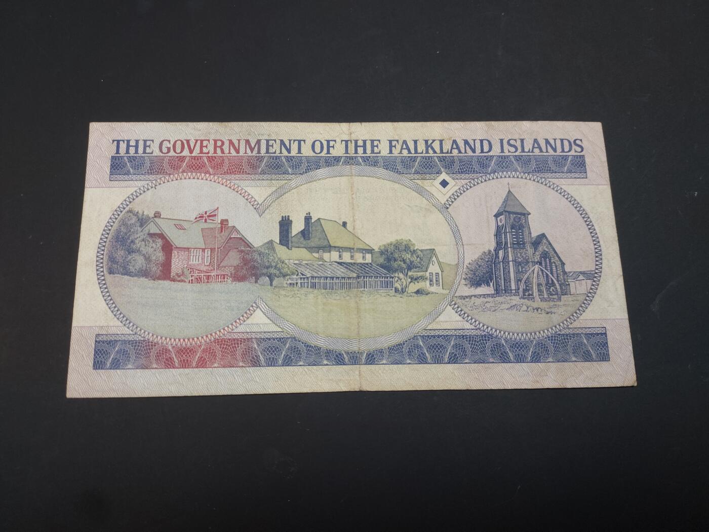 博彦收藏  AM 3月21日 8点钱币专场 全场包邮 福克兰群岛 女皇1镑 流通品