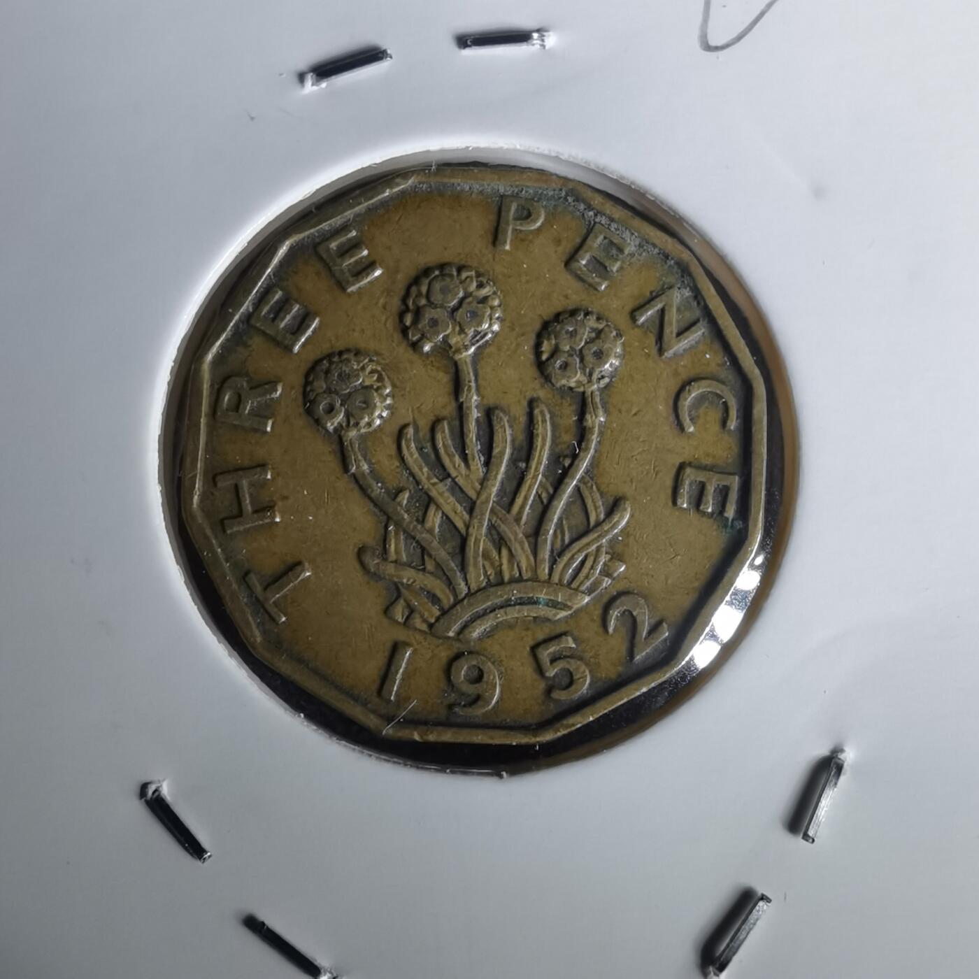 沼泽如烟--第1020场 英国1952年3便士