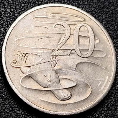 泉币菌-第209场-拍品多 请提前出价 - 英属澳大利亚20分 伊丽莎白女王  鸭嘴兽  28.5mm