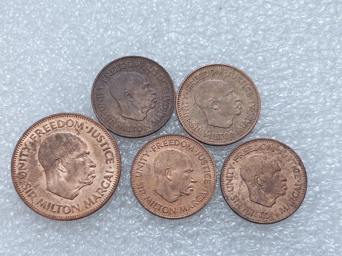 第一海外回流一元起拍收藏 散集专场  第303期 塞拉利昂硬币 5枚