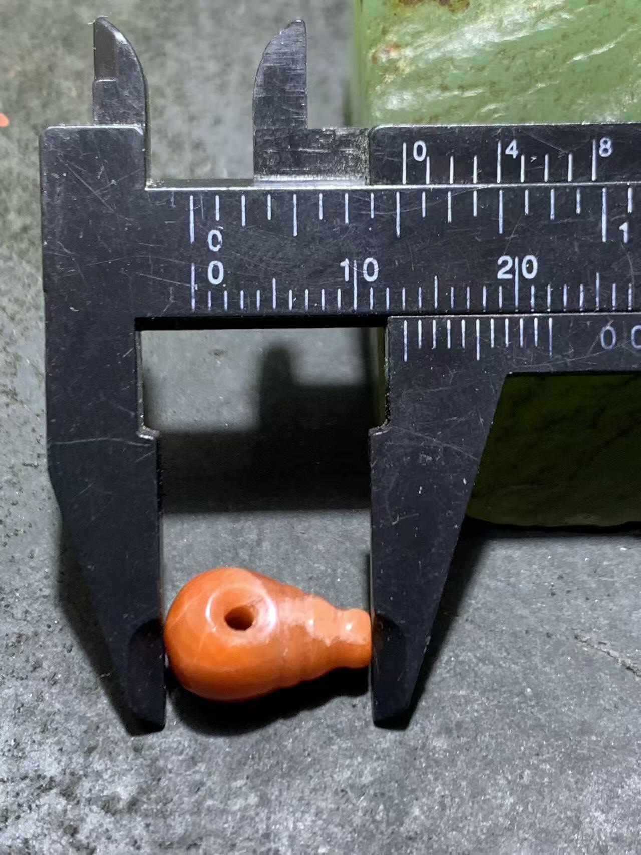 川料南红玛瑙冻料柿子红一体迷你通货小三通一个