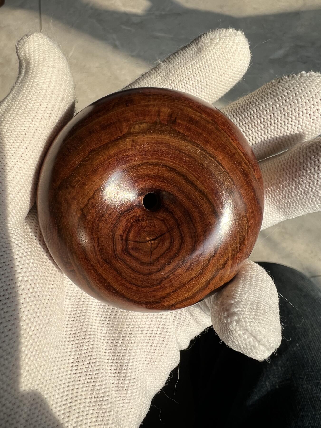 零元拍：海南黄花梨超大面包圈：59/33MM