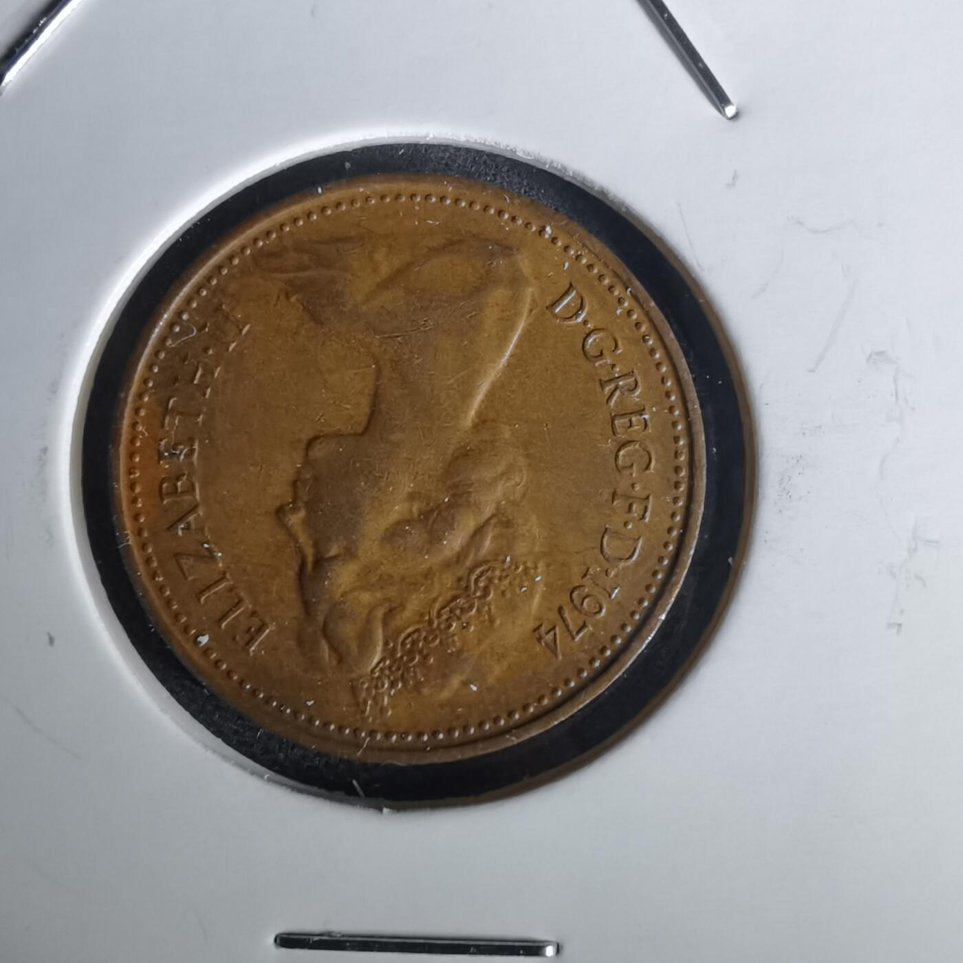 沼泽如烟--第1020场 英国1974年1便士