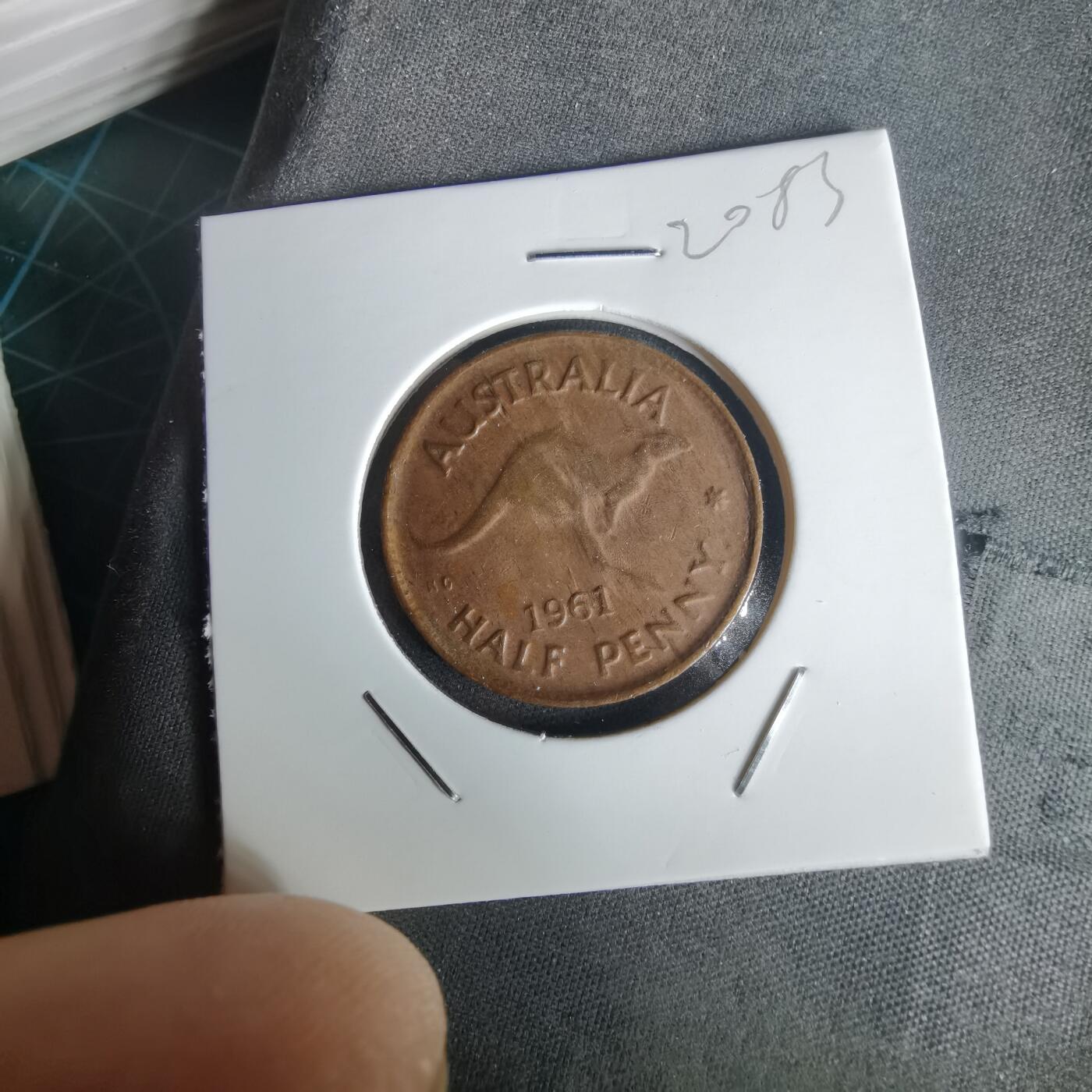 沼泽如烟--第1020场 澳大利亚1961年半便士