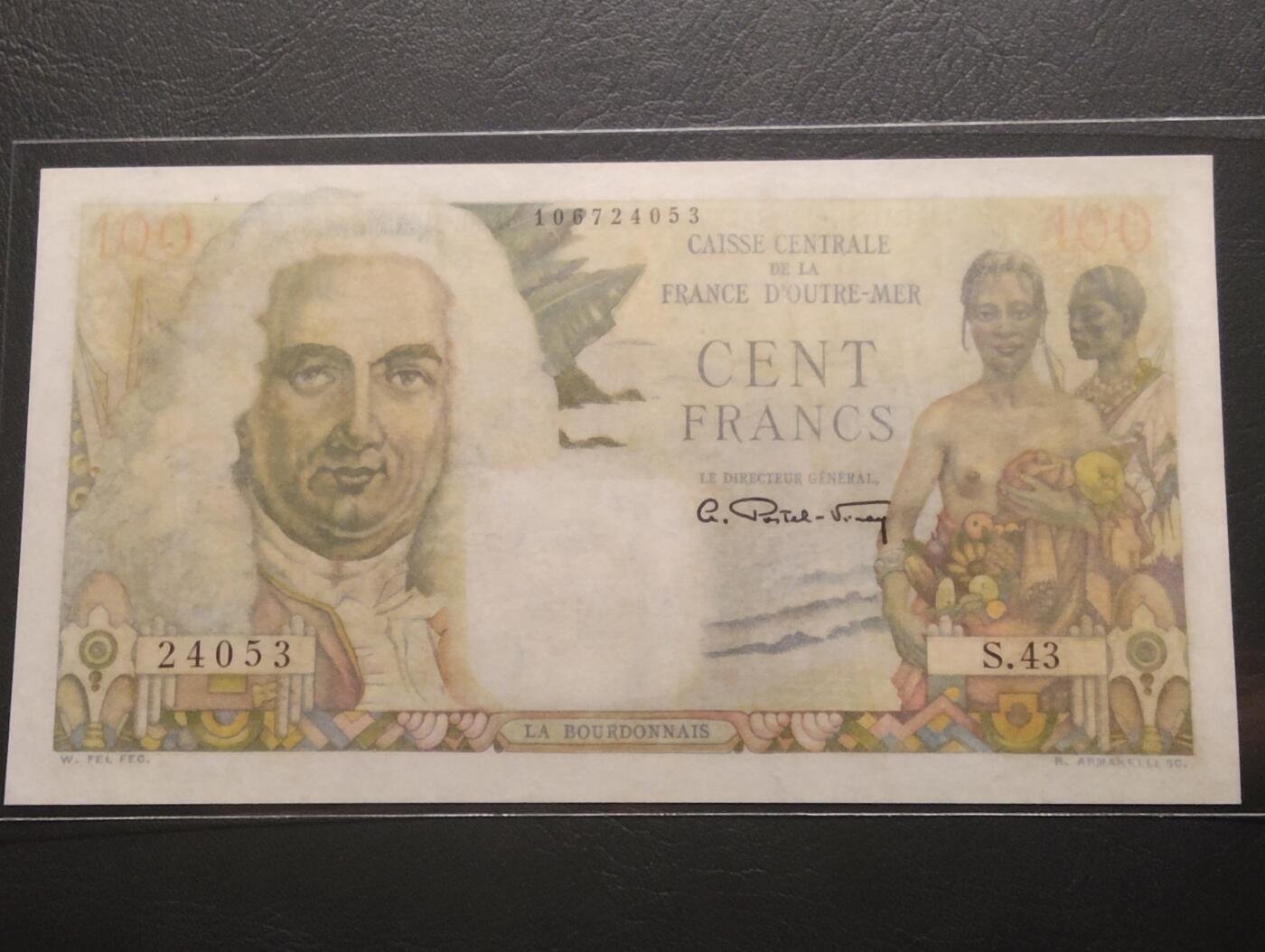 2026三月第二期，总219期 法属赤道非洲1947版100法郎AUNC 本地妇女和贵妇 少见品种