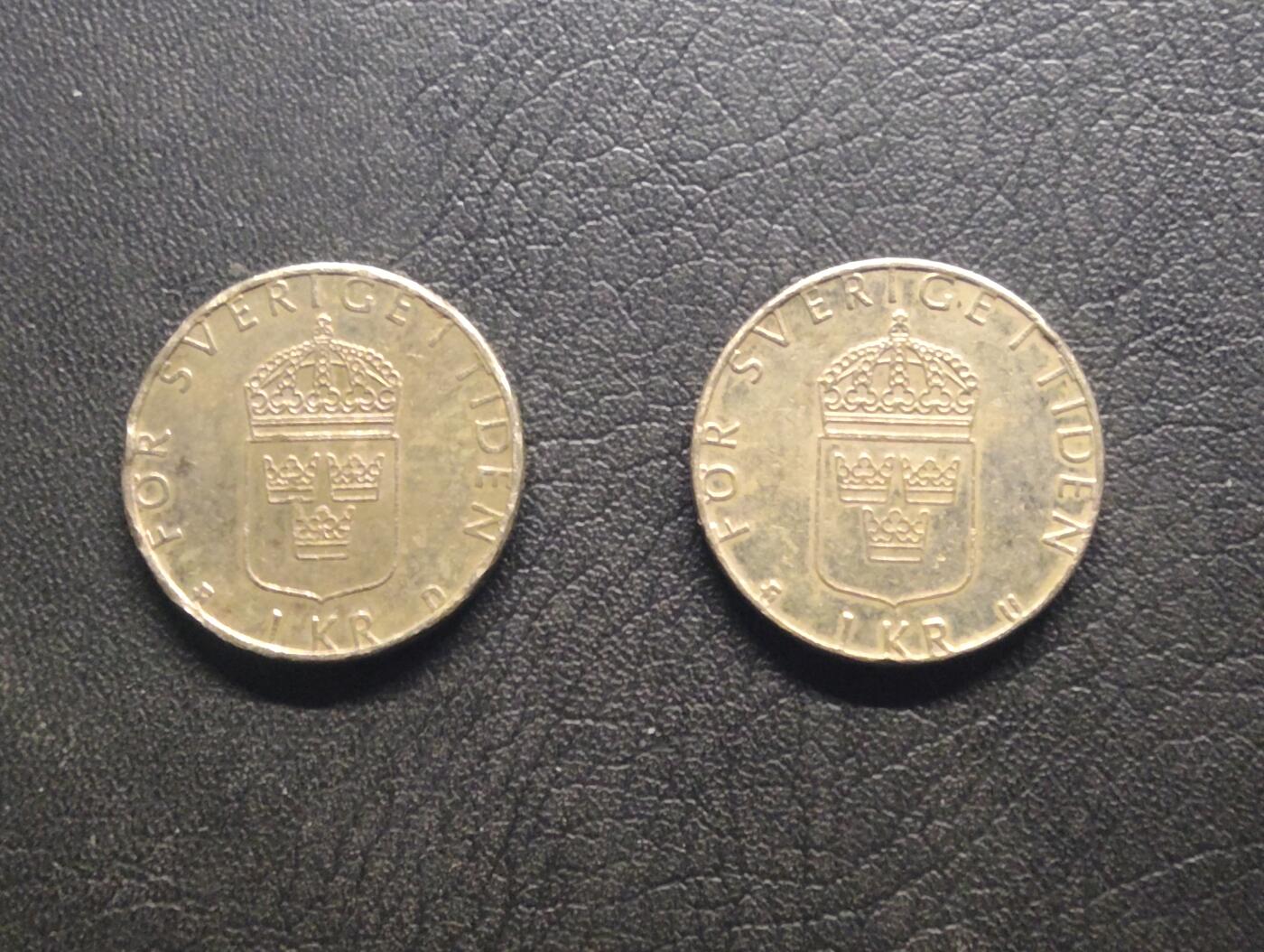 荟藏特别场次第七期——“社长的钢镚堆” 瑞典1克朗批量两个