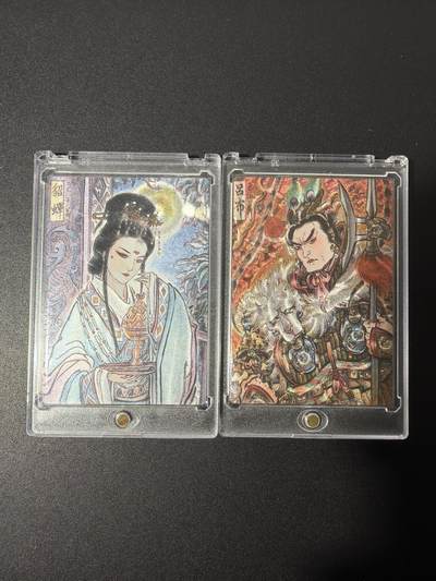 NO.27 好又多金牌大场，每周一站式配齐，方便凑单！（周6晚9点截拍，卖家送拍0抽成！） - 卡德曼 三国 不二猿 吕布11/36编+貂蝉30/36编 粗闪一对 带卡砖