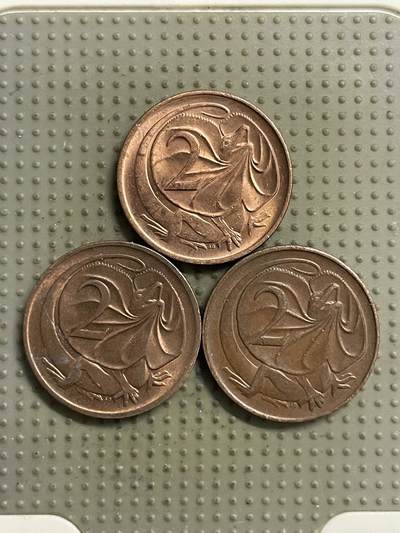 2026年第34场各国散币拍卖（总第184场） - 澳大利亚2分3枚