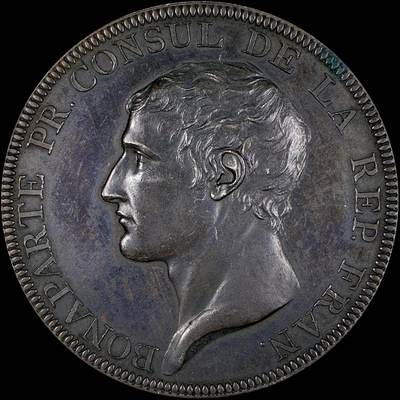 【雨安】【直播拍卖】【第0127期-裸币套币】2026-03-13 周五 19:30 (金价1140, 银价21.50) - [徽章奖章] France [章] 法国 1802年 拿破仑一世 亚眠和约 法英西荷和平条约 铜章