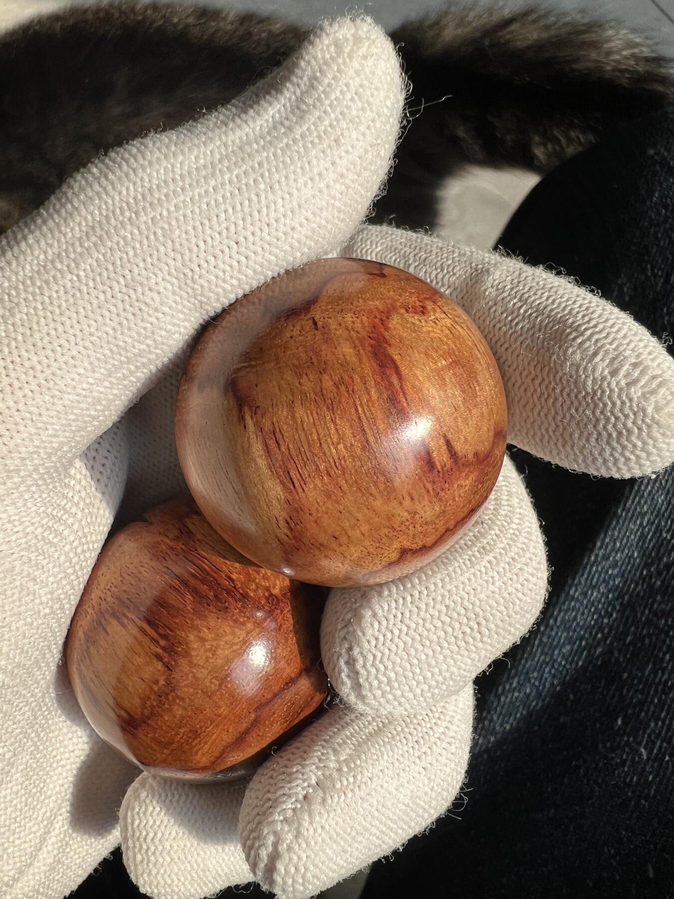 零元拍：海南黄花梨手球：35MM