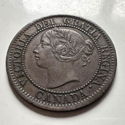 🌹外币初藏🌹🐯2026年第28场   每周二四六晚8️⃣点 接代拍 - 加拿大1859年一分