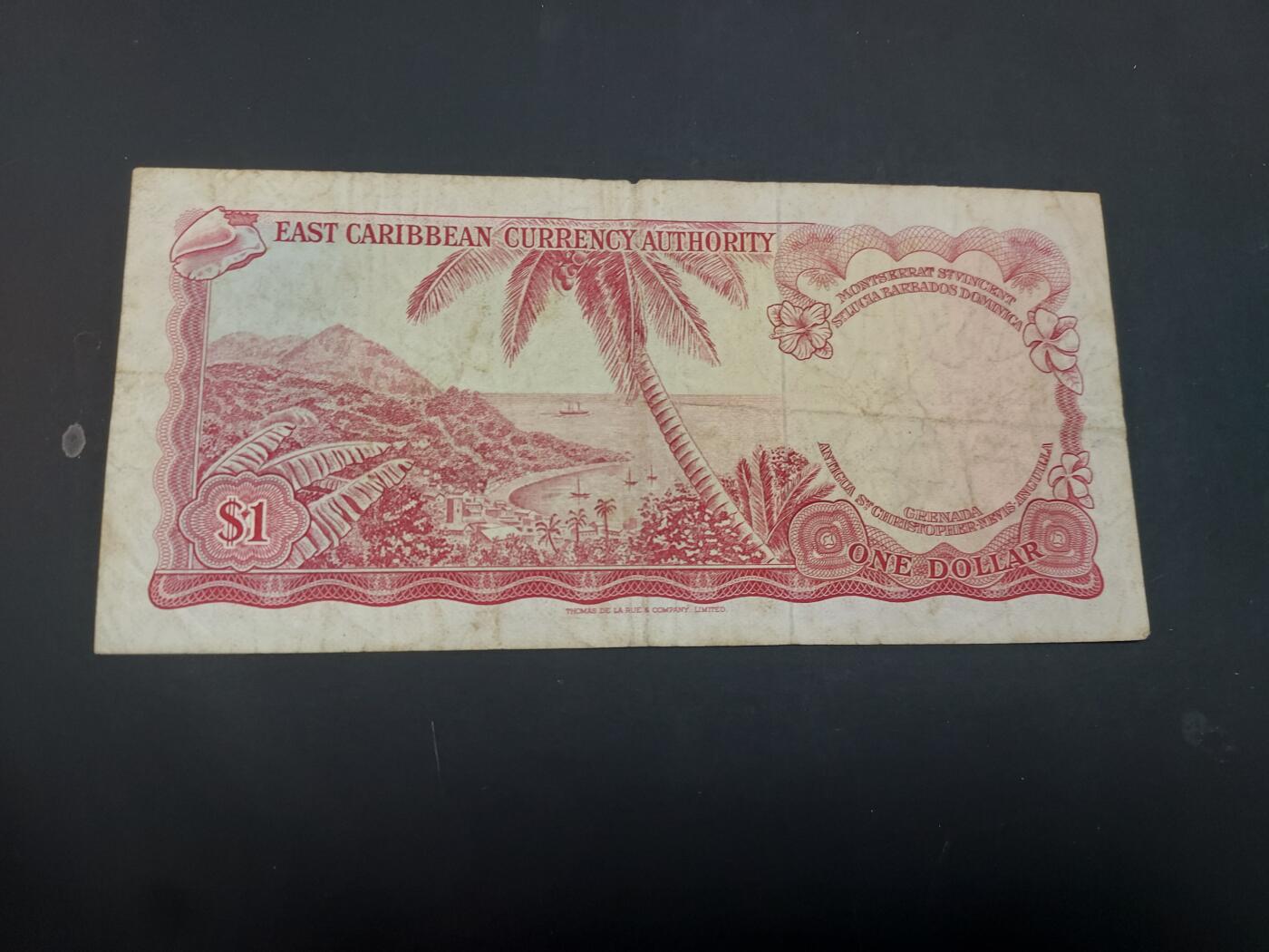 博彦收藏  AM 3月21日 8点钱币专场 全场包邮 东加勒比 女皇1元 流通品 有字迹