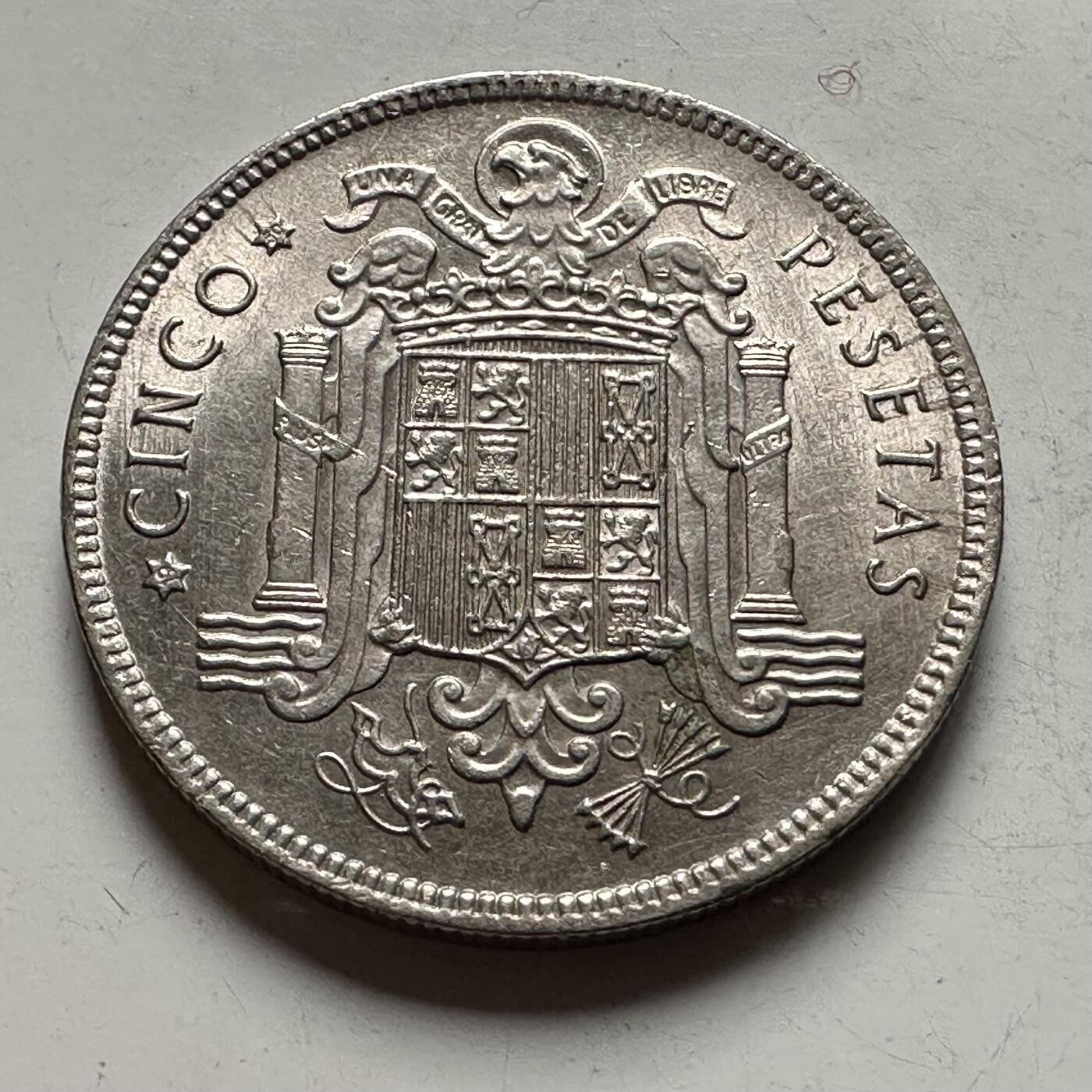 🌹外币初藏🌹🐯2026年第28场   每周二四六晚8️⃣点 接代拍 西班牙1949年5比塞塔