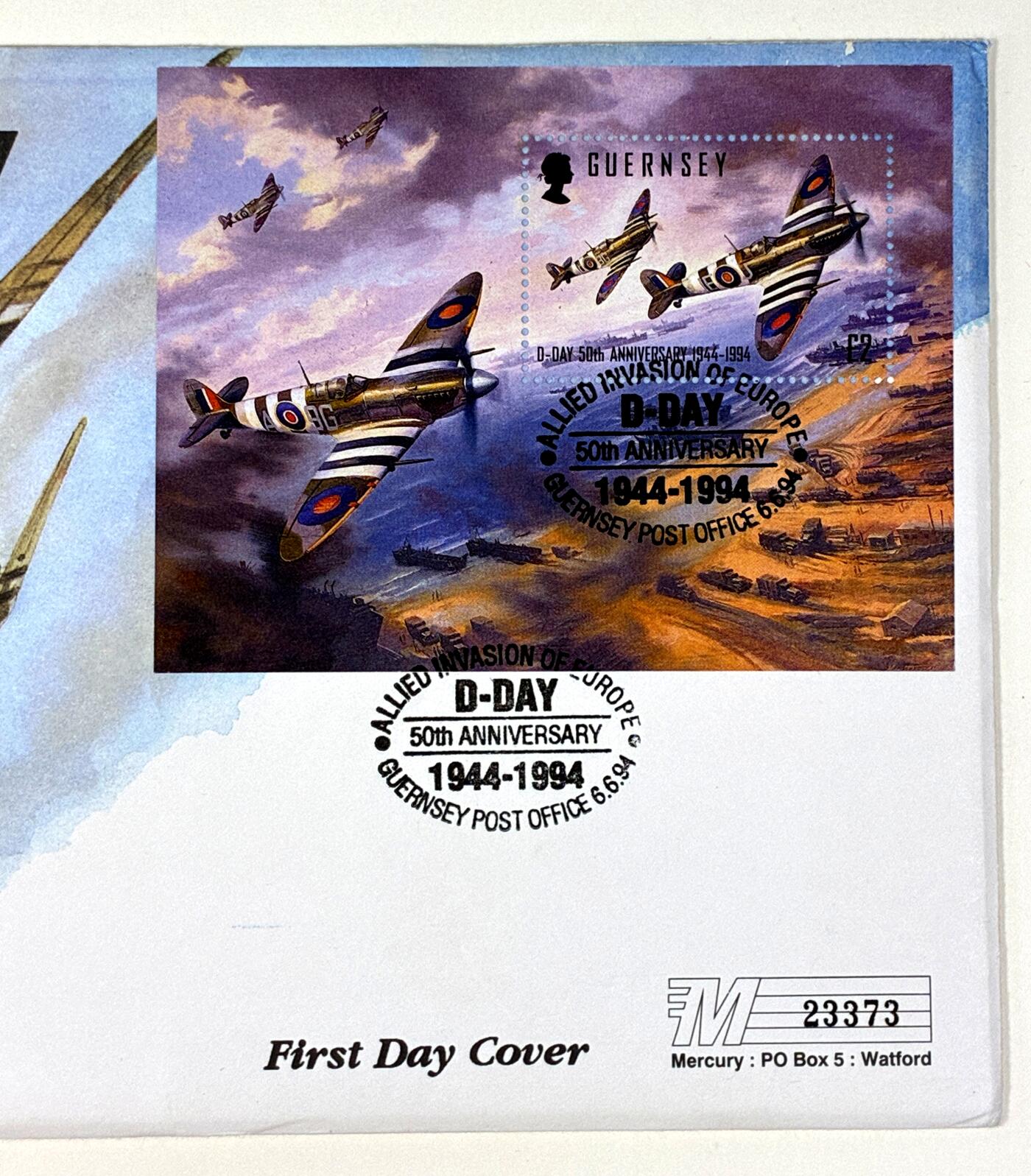 【雨安】【直播拍卖】【第0127期-裸币套币】2026-03-13 周五 19:30 (金价1140, 银价21.50) [现代装帧] Guernsey 根西 2镑 1994年 诺曼底登陆