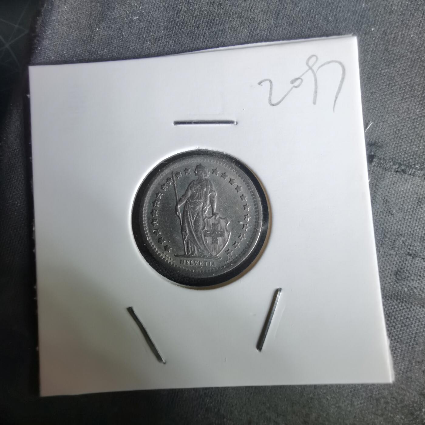 沼泽如烟--第1020场 瑞士1969年半法郎