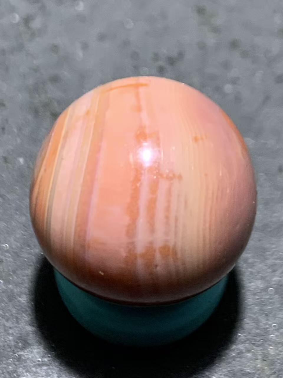 精美川料天眼纹南红玛瑙圆珠一颗！