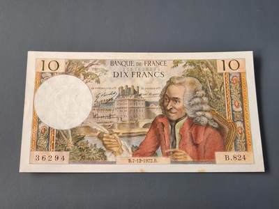 3月14号晚上8点 外国纸币自动截拍第38场 - 10法郎原票