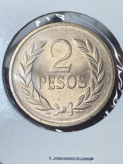 2026年第三十五场(总第二百零四场）外国精品纸夹币场(免佣金) - 哥伦比亚🇨🇴1977年2比索(1977–1988年版，首发年)