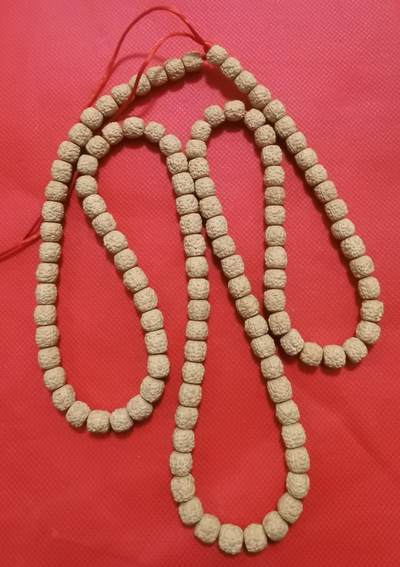 藏式龙鳞纹小金刚念珠全新1串 - 藏式龙鳞纹小金刚念珠全新1串